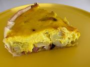 Une photo de tarte curcuma