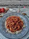 Calamari Fettucini Marinara Sauce