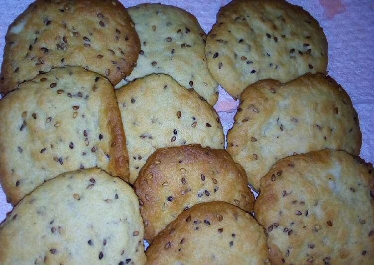 Recipe of Favorite Honey and simsim cookies(no sugar)