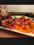 Asado braseado a cocción lenta con puré de calabaza 💯