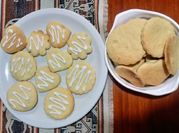 Una foto de galletitas de maizena sin leche condensada