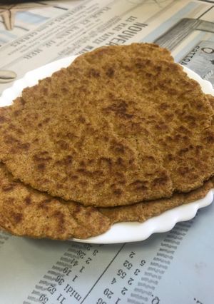 Φωτογραφία της συνταγής Αφράτες πίτες από αλεύρι λιναρόσπορου για (Κέτο)
