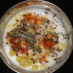 A picture of Boondi raita.