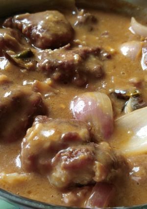 A picture of Chilli Fish gravy.