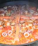 Paella de marisco