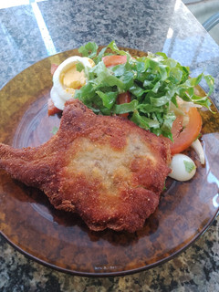 Una foto de Costillitas de cerdo a la milanesa