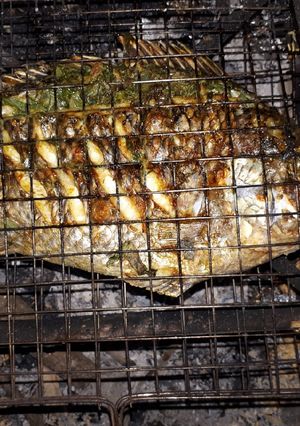 Hình của món Cá nướng Tây Bắc.