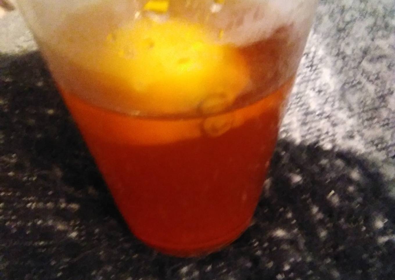Decaf tea with lemon 🍋 lime & ginger