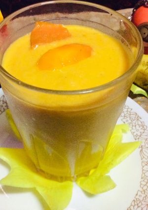 A picture of Mango milk shake.
