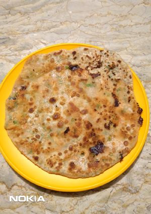A picture of Chicken Cheese paratha.