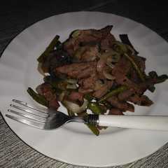 Una foto de Fajitas de res..... 🇸🇻