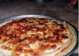 Pizza al tacho como la del Bar Tasende de Montevideo