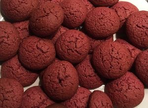 Una foto de Red velvet cookies❤️