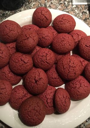 Una foto de Red velvet cookies❤️