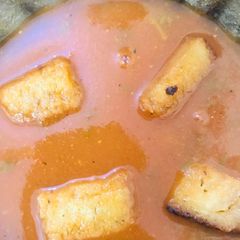 A picture of Tamato soup.
