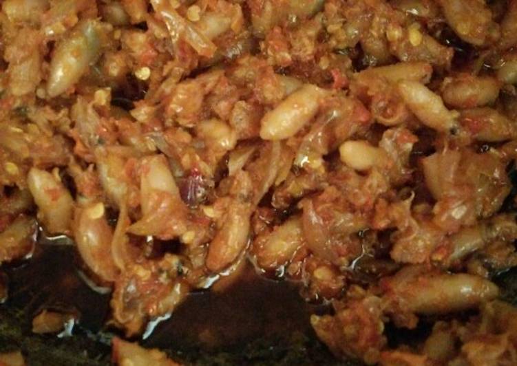 Resep Sambal baby cumi, Enak