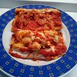 Cannelloni alla bolognese e Cannelloni con gamberetti e zucchine