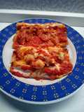 Cannelloni alla bolognese e Cannelloni con gamberetti e zucchine