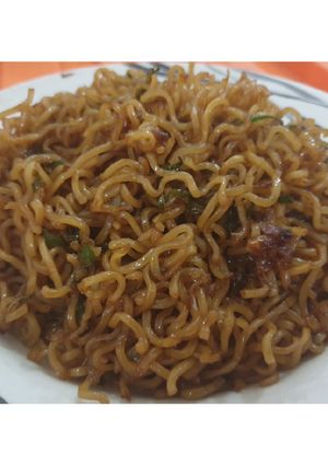 Foto resep Oseng mie pedas