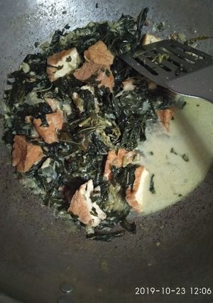 Foto resep Santan sayur singkong tahu simple