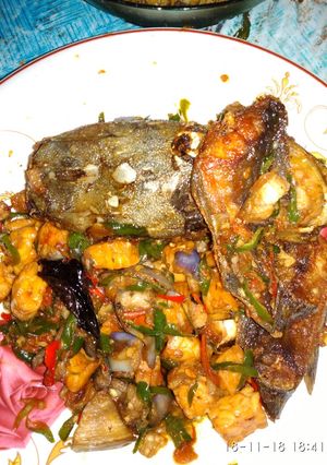 Foto resep Sambel ikan lele tempe