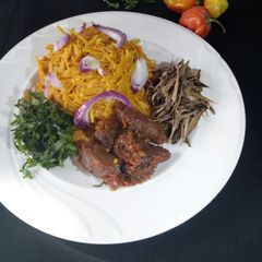 A picture of Abacha (African salad).