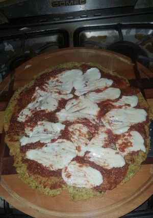 Una foto de Pizza sin harina
