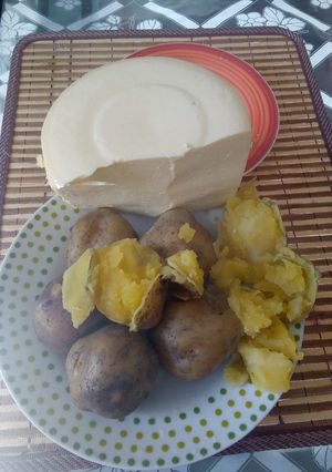 Una foto de Papá arenosa con queso