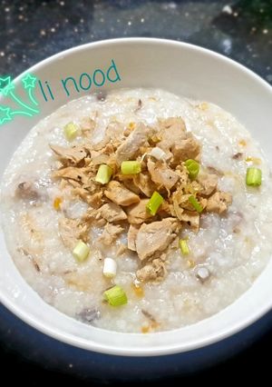 Hình của món Cháo cá ngừ.