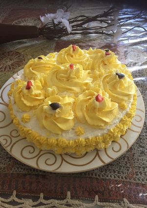 عکسی از دستور کیک تولد