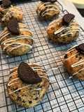 Cookies de Oreo y chocolate blanco en Airfryer
