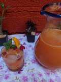 Agua de mango con frambuesa 🥭❤