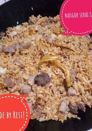 Foto resep Nasgor serai sapi