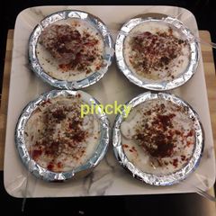A picture of Mung dal dahi vada.