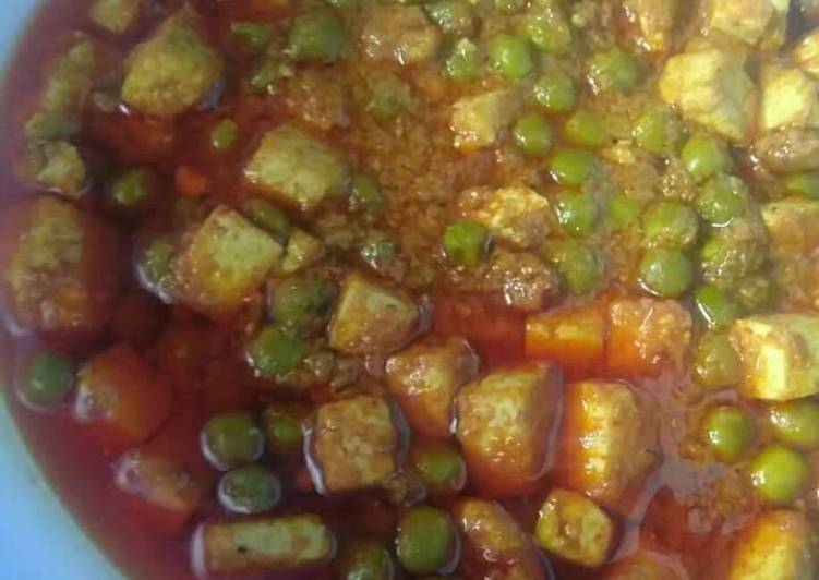 Steps to Make Quick Shahi matar paneer