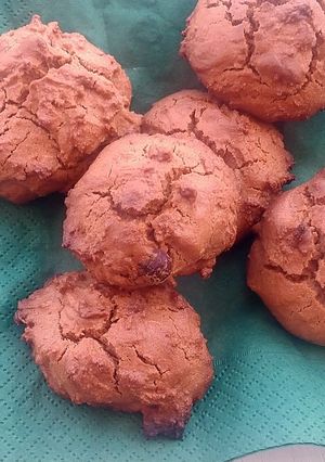 Une photo de Cookies sans gluten choco-noisettes