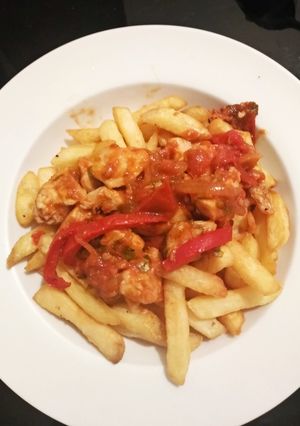 Foto resep Poulet à la Basquaise