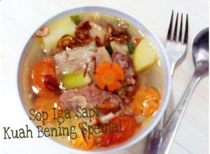 Foto resep Sop Iga Sapi Kuah Bening Spesial untuk Keluarga