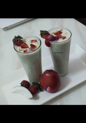 A picture of Banana smoothie.