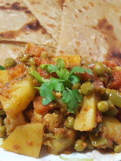 A picture of Vegetables Karahi.
