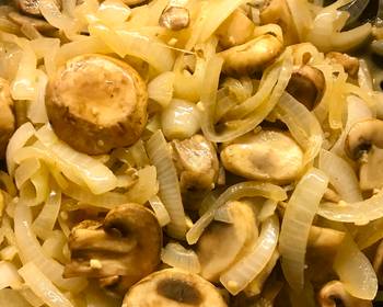 How To Serving Recipe Onion and Mushrooms Delicious Steady