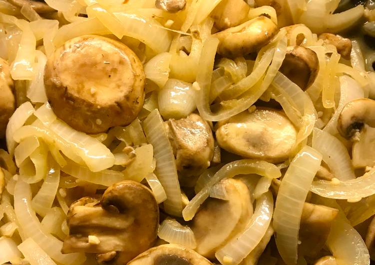 How to Make Perfect Onion and Mushrooms