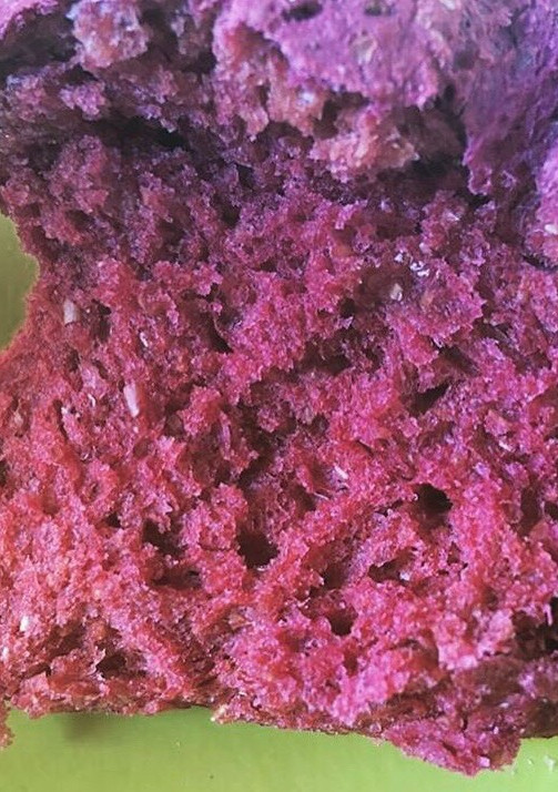 Una foto de Pan de remolacha