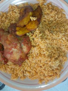 Dafadukar shinkafa ainihin hoton girkin