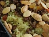 رز مع لحمه مفروما