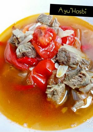 Foto resep Daging kuah asam pedas