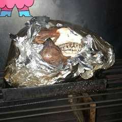 Una foto de Cabeza de vaca a la parrilla