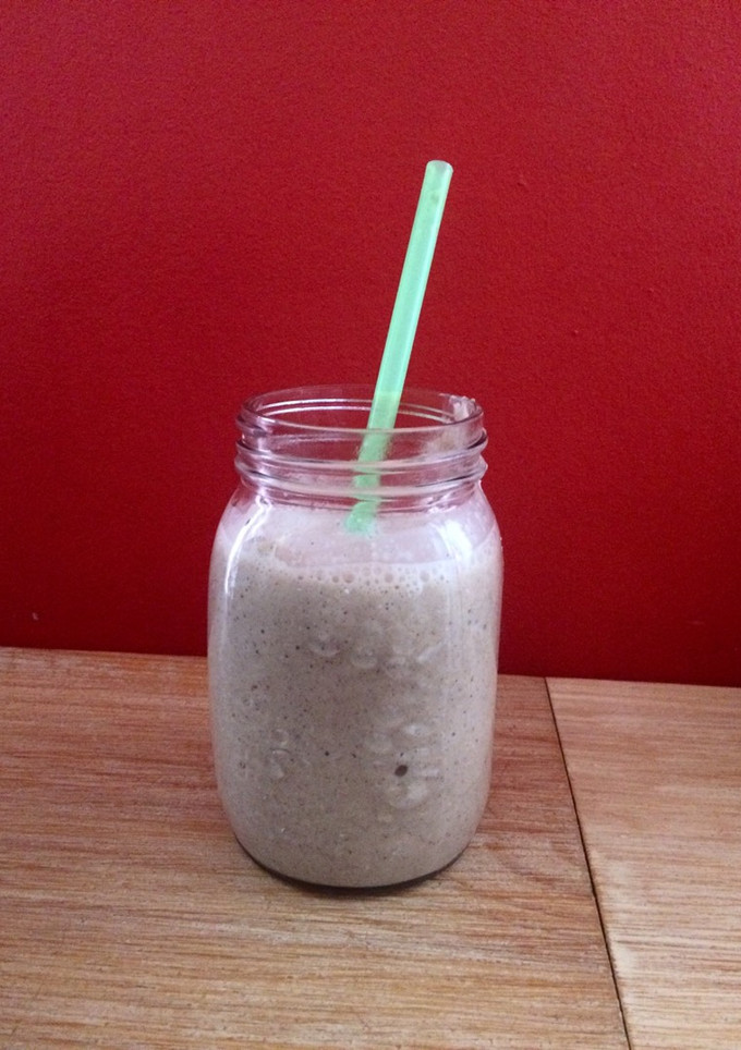 Una foto de Smoothie de manzana y avena