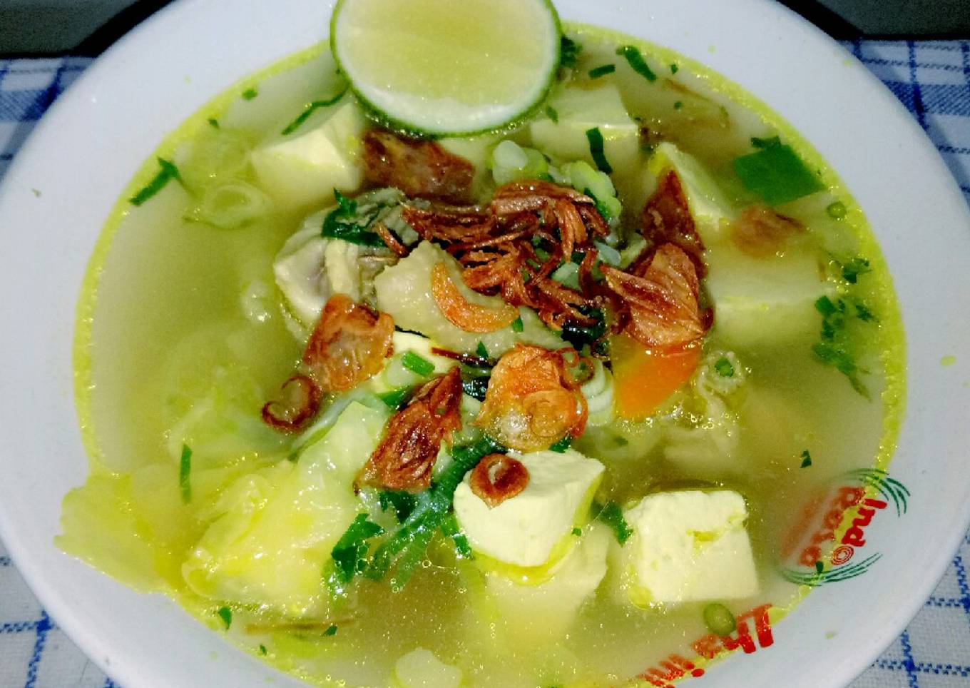 Sup Tahu Ayam