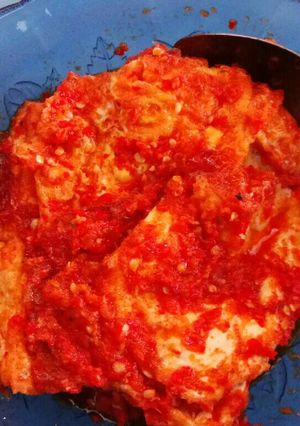 Foto resep Tahu Telur balado pedas medok